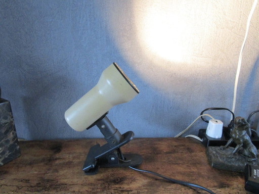 Vintage-Klemmlampe aus den 60er oder 70er Jahren