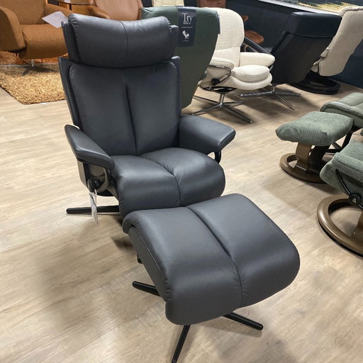 Stressless Magic Relaxsessel – Größe M – mit Fußhocker