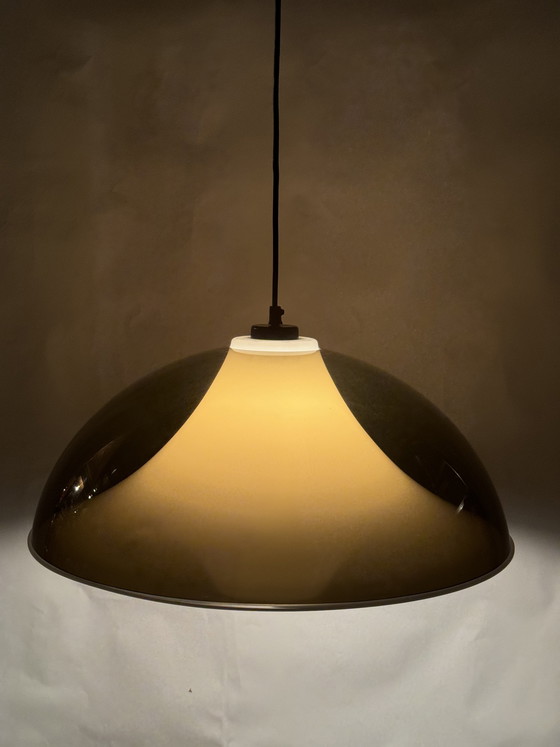Image 1 of Vintage Artimeta Elio Martinelli hanglamp, jaren 70, mid-century space age stijl.