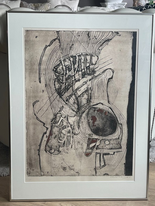 Abstrakter Maler von Cees Kortlang