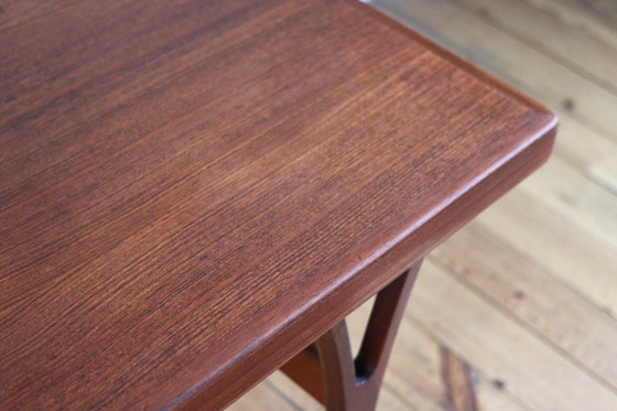 Table basse teck scandinave teck vintage Trioh 1960, Tables basses, Bois, Marron, Mid Century Modern (photo 5 sur 8)