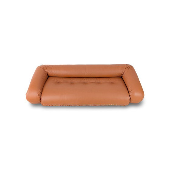 Anfibio Canapé Collezioni Allessandro Becchi Cuir Nouveau Revêtement Cognac – Canapés 3 places, Leather (photo 14 of 14)