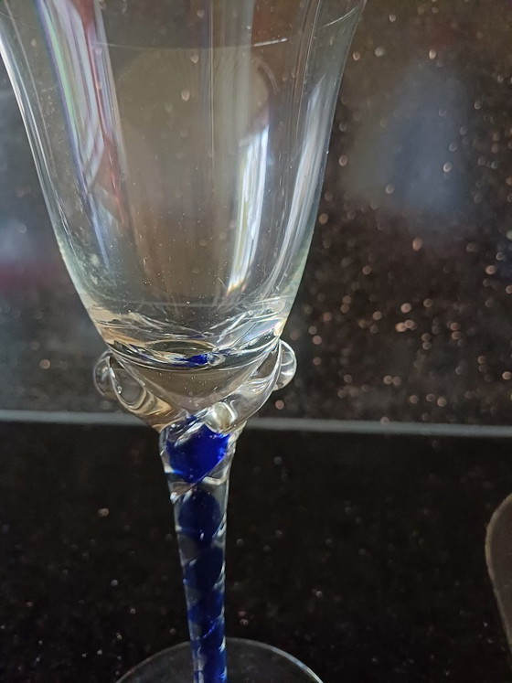 Image 1 of Boheems crystal wijnglazen 
