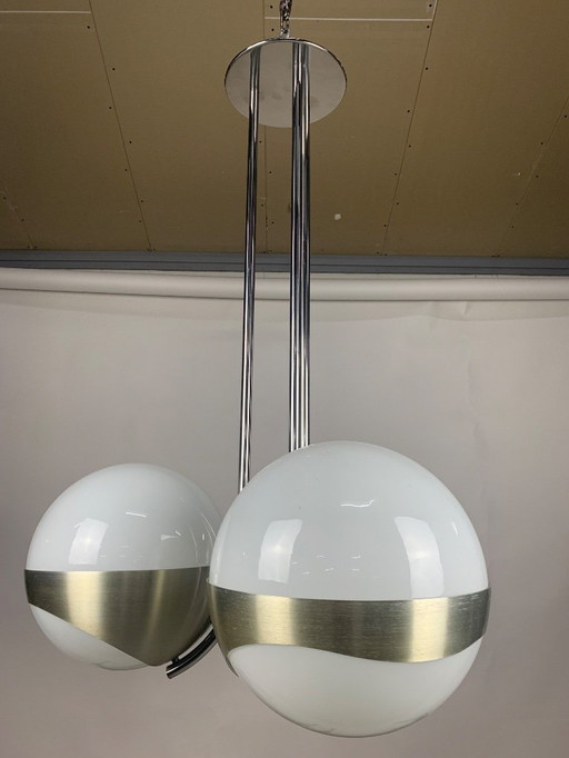Lamperti chandelier Italy 1970s