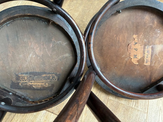 Image 1 of 4x Thonet Nr. 14 Stühle