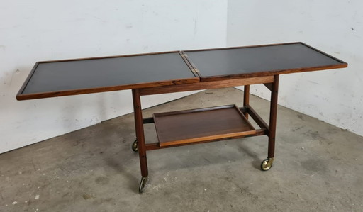 Mid - Century rosewood trolley by Kurt Østervig.