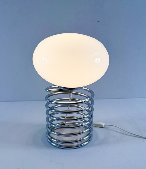Image 1 of INGO MAURER. per Honsel, lampada da tavolo a spirale, Germania, anni '70