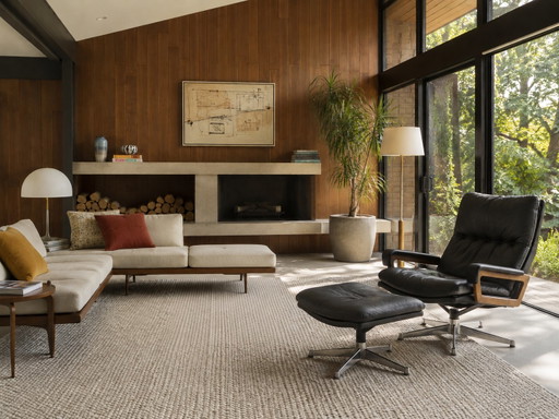 Sedia Strässle King – fauteuils, Leather, Metal