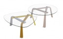 Mesa de centro Leolux Isis 39 cm de alto 100 cm de ancho