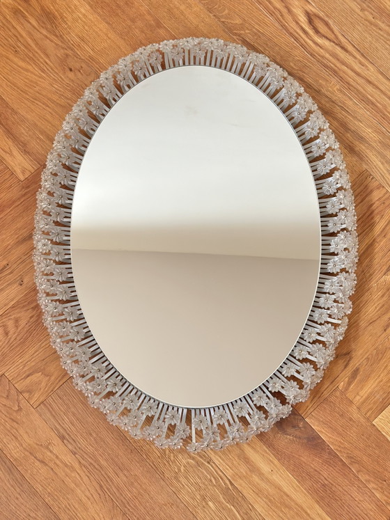 Image 1 of Miroir lumineux au design vintage, Rupert Nikoll, années 1950/60