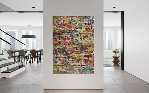 Kunstwerk 140x100 cm zonder lijst