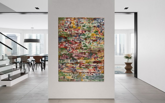 Image 1 of Kunstwerk 140x100 cm zonder lijst