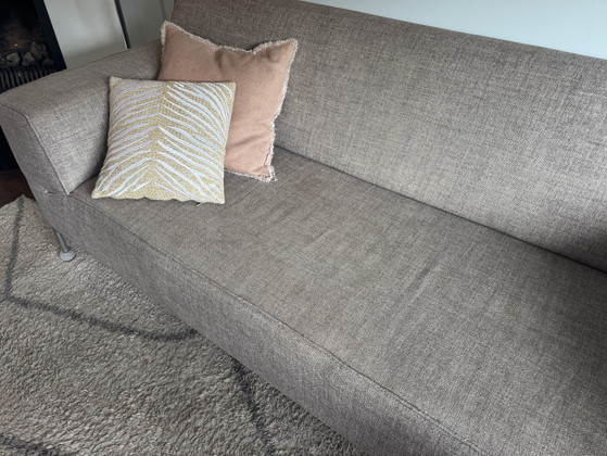 Canapé 2,5 places et causeuse 2 places Design on Stock BLOQ – Metal, Textile (photo 3 of 11)