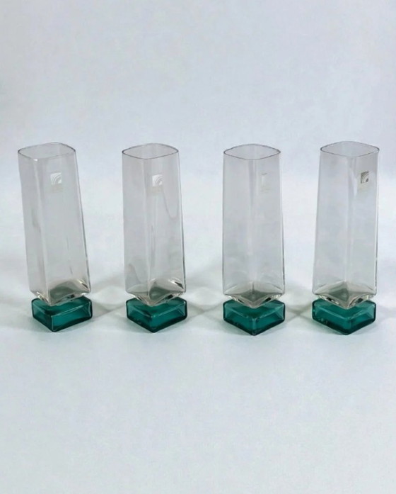 Image 1 of Vintage 90s Glassware Set by Luigi Bormioli for Light & Music