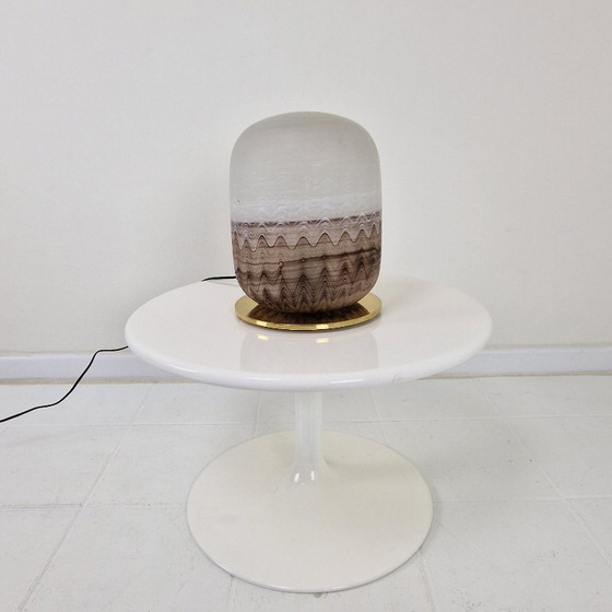 Image 1 of Vintage Hand-Blown Murano Glass Table Lamp, Italy, circa 1970