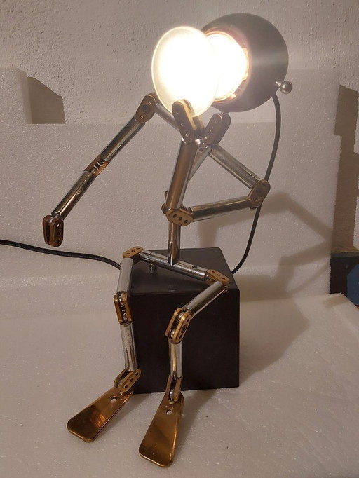OSQAR man & machine futuristic lamp Robot Ygnacio Baranga limited edition