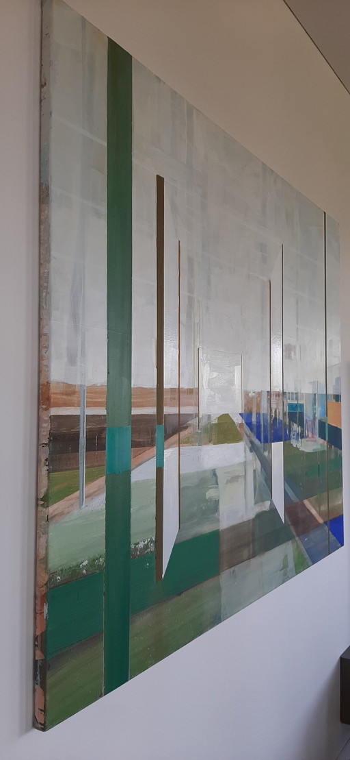 Annemieke Alberts, Landscape, Oil on Cloth