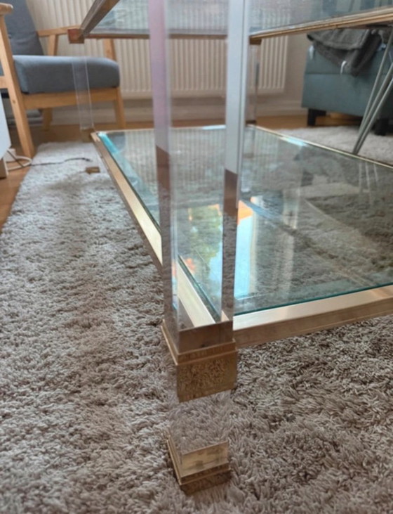 Vintage coffee table french design – Pierre Vandel, Chrome (photo 4 of 6)