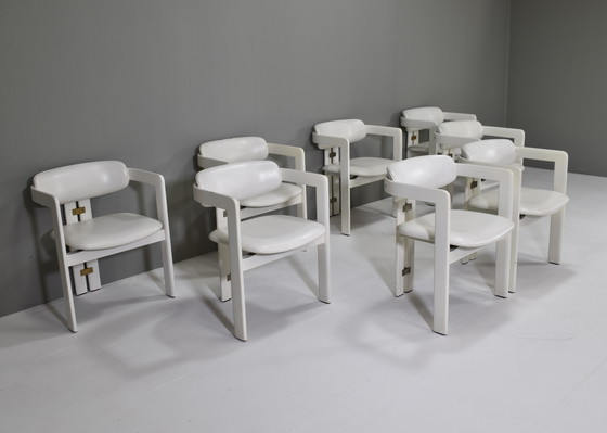 Image 1 of 8x poltrone Pamplona di Augusto Savini per POZZI, Italia 1965