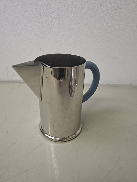 Image 1 of Set Alessi - Bollitore a fischietto con uccellino, brocca per l'acqua e contenitore per la conservazione