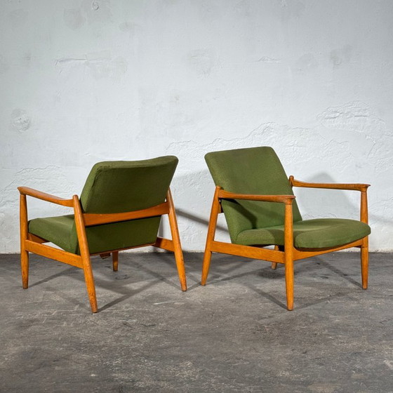 Paar GFM-64 Fauteuils van Edmund Homa, jaren 70 – Textile (photo 7 of 13)