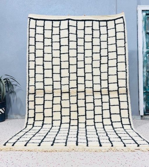 Tapis Beni Ouarain en laine authentique 300cmx200cm