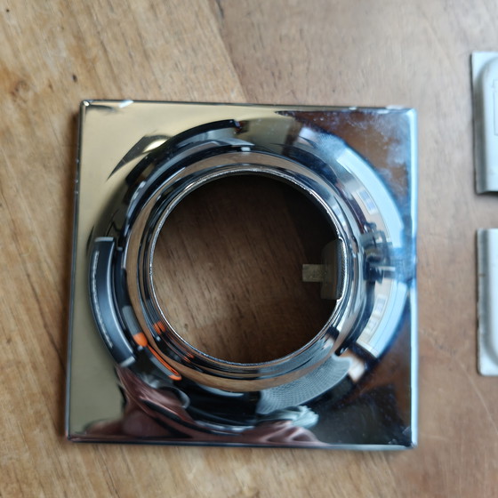 Image 1 of Set of 6 Large Staff Leuchten Chrome Wall Lamps – Space Age Design, Germany 1970s