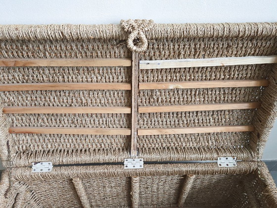 Image 1 of PRACHTIGE VINTAGE TOUWKOFFER UIT 1960 VAN DLG AUDOUX MINET JAREN 60