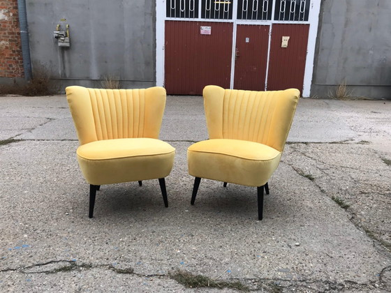 Set of Yellow Lounge Chairs, 1950s – Chairs and lounge chairs (photo 7 of 8)