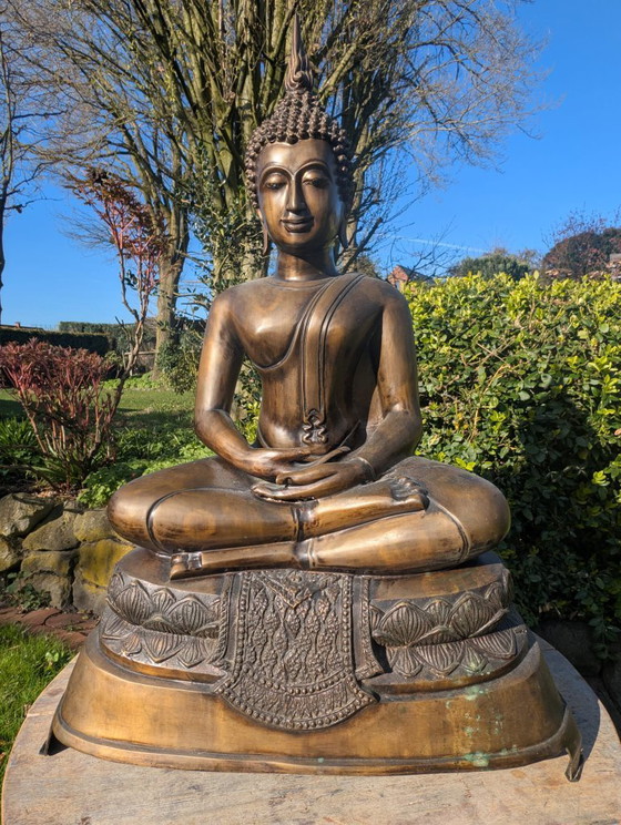 Image 1 of Chef-d'œuvre du Bouddha du XIXe siècle