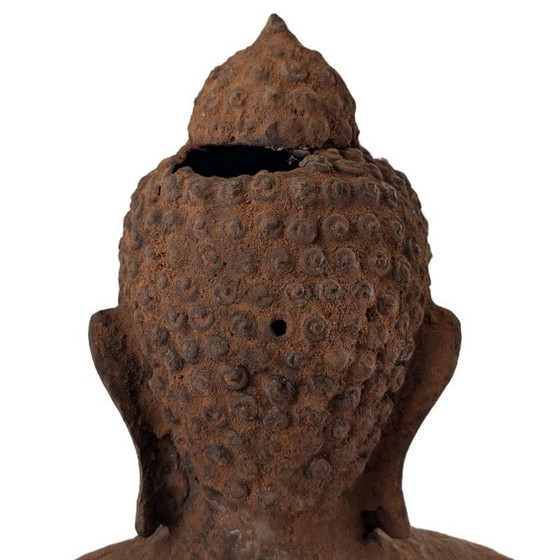 Antique bronze Buddha statue – Burma, 17th-18th century – Sculpture (photo 13 of 16)