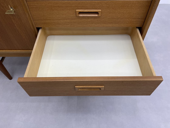 Image 1 of Fristho Vintage teakhouten Dressoir Franeker NL 1950s 