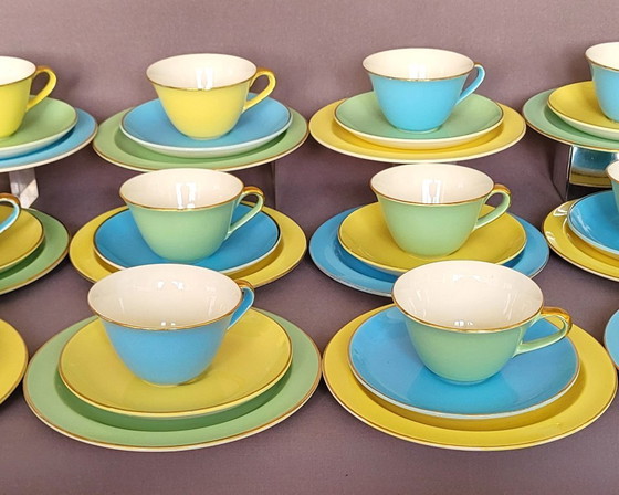 Image 1 of Service 12 personnes Boch Pastel Vintage 60'