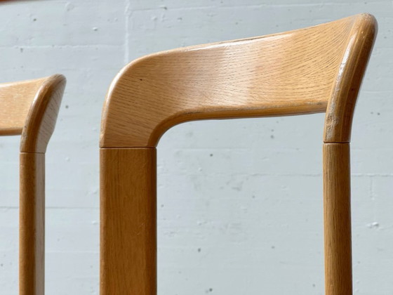 Image 1 of Set di 6 sedie Rey, modello 3300, disegnate da Bruno Rey per Dietiker, Svizzera, anni '70.