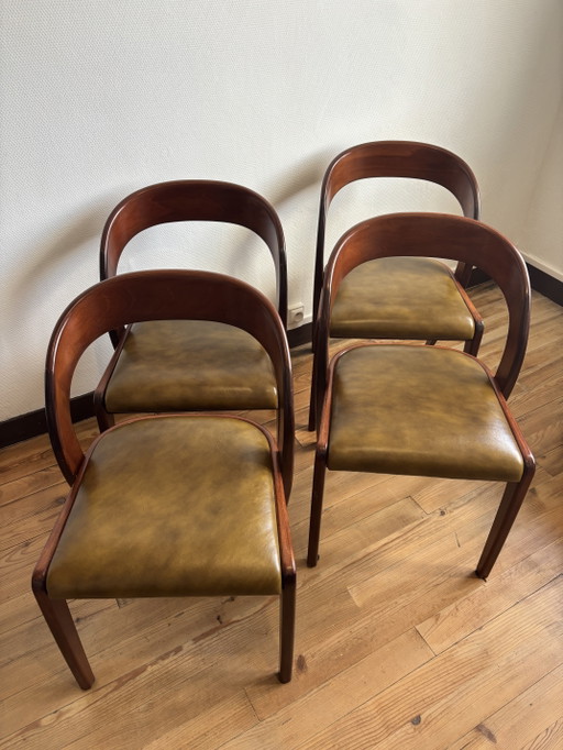 Sillas modelo góndola de Baumann – eetkamerstoelen, Wood, Skai (photo 2 of 11)