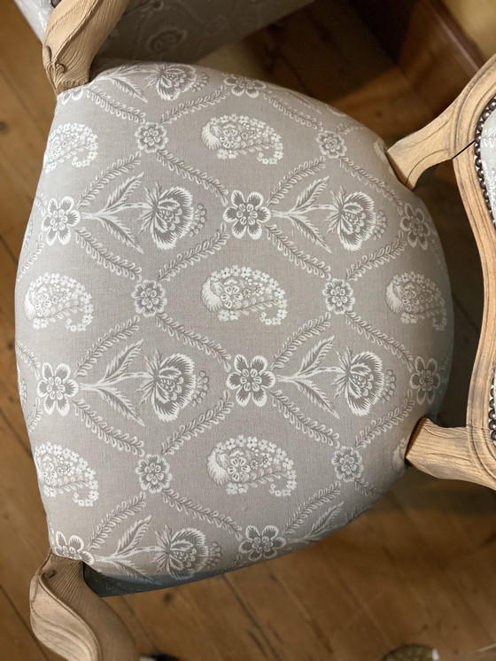 Image 1 of Landelijke lounge set met poef