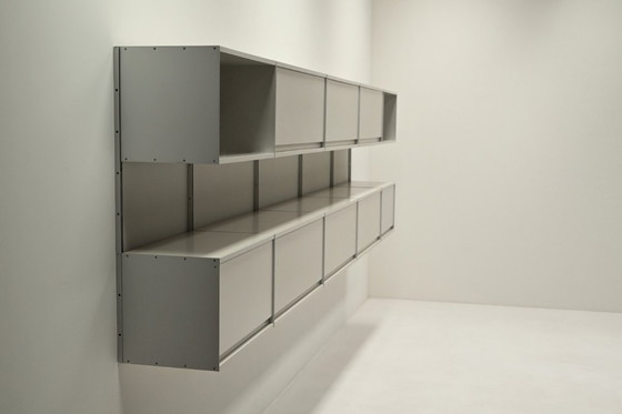 Image 1 of Grote 606 wandkast van Dieter Rams voor Vitsoe, jaren 60, Duitsland.
