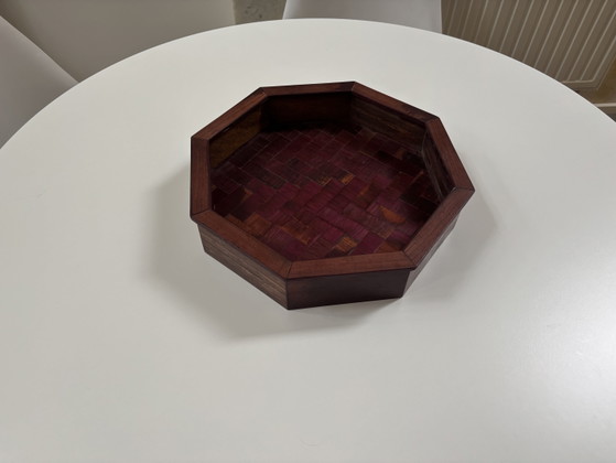 Image 1 of Dicing box, made of purple heart wood