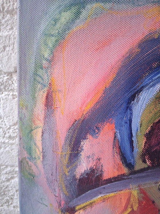 Image 1 of Heart Beat,intuitive,acrylic