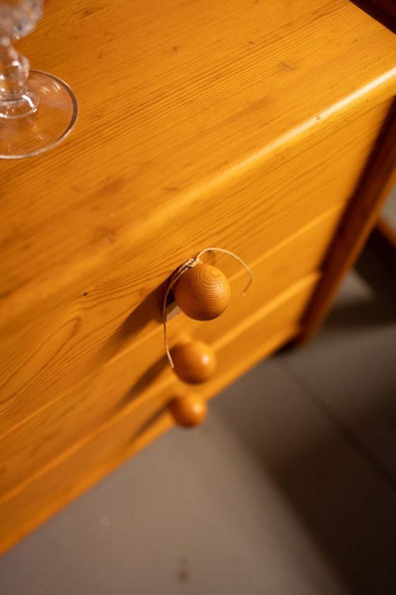 Image 1 of Commode vintage en pin