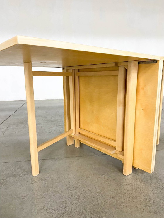 Image 1 of Table de salle à manger pliante Maria Flap par Bruno Mathsson pour Firma Karl Mathsson