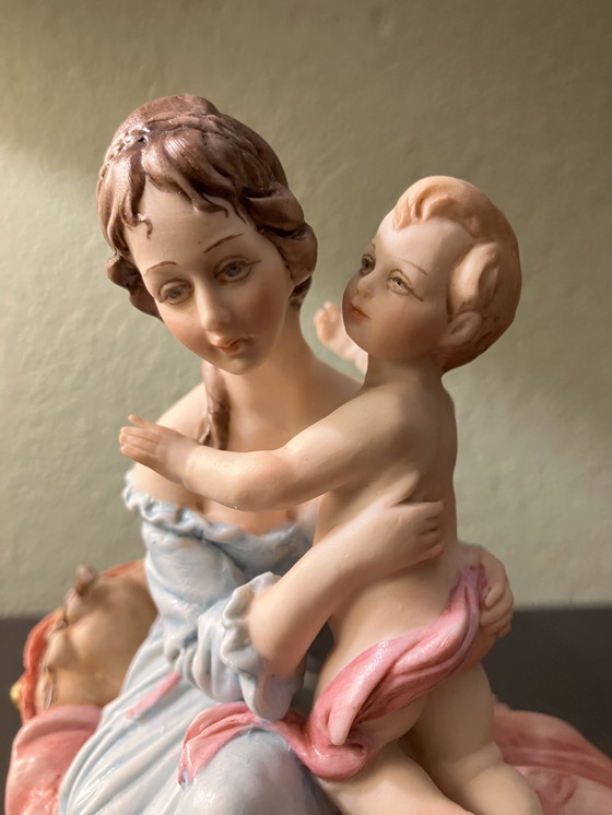 Image 1 of Capodimonte statue Mother & Child