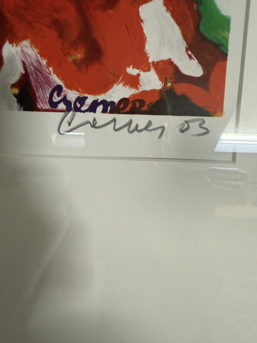 Serigrafía de Jan Cremer, 2003