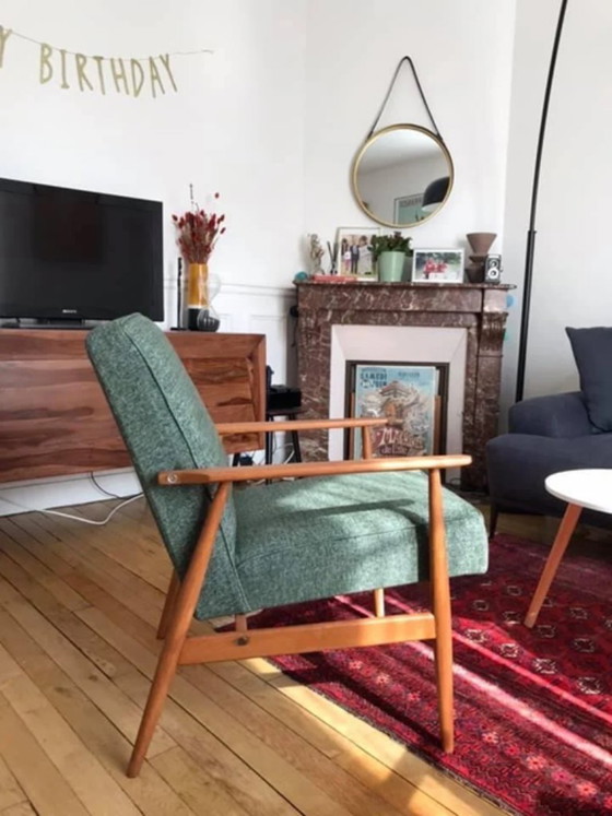 Image 1 of Fox fauteuils in gemêleerd groen