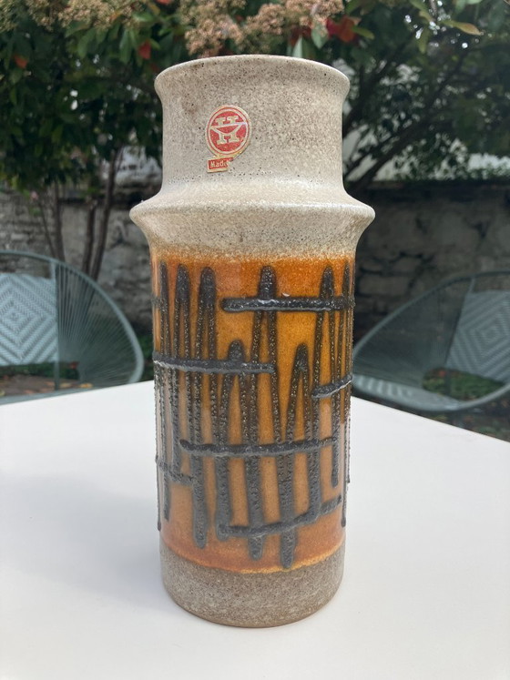 Image 1 of Vase Fat Lava vintage VEB Haldensleben