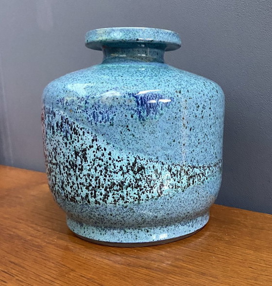 Image 1 of Blauwe vaas van Lawel West-Duitsland