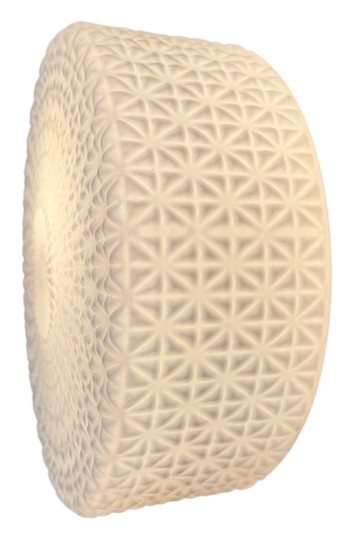 Vintage Wand- oder Deckenleuchte mit Milchglas, 1970er Jahre