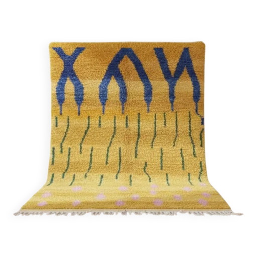 Moroccan rug 100% wool, handmade, 250x150 cm, superior quality.