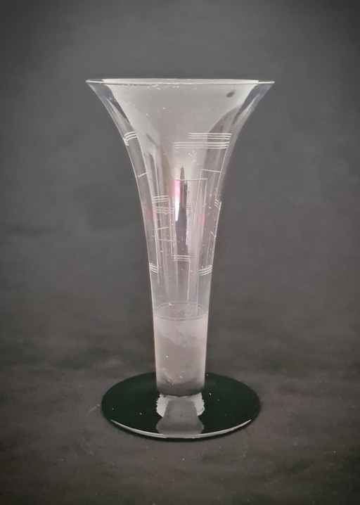 Funnel vase Kristalunie Leerdam