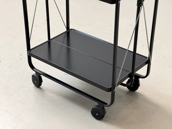 Vintage Leifheit Side-Car Serving Trolley – Magazine rack, Metal (photo 17 of 18)